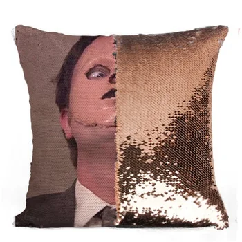 Dwightas Schrute Kaukė china pagalvę | china Užvalkalas | Dviejų spalvų pagalvę | dovana jai | dovana jam | pagalvės | magic pagalvė
